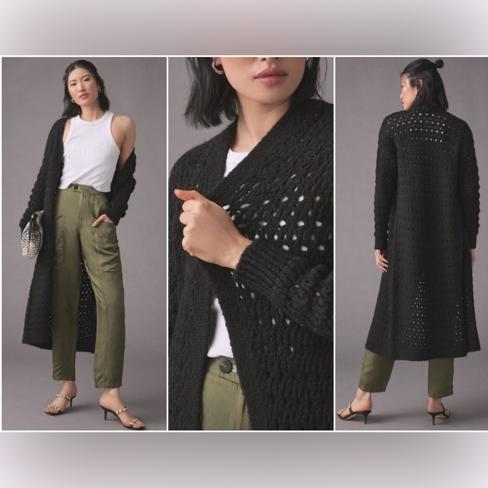 🆕 BY ANTHROPOLOGIE Long Cardigan Sweater Duster S